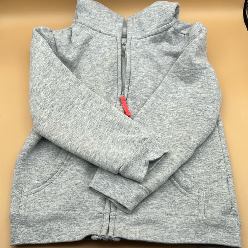 Carters kids zip up hoodie size 3T